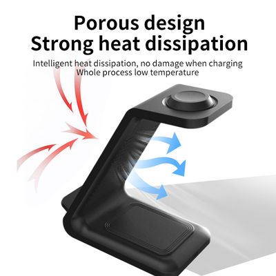 Qi Fast Multifunctional Wireless Charger CE πιστοποιημένο για προστασία από υπερτάσεις