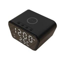 Ασύρματη φόρτιση ABS Alarm Clock, Qi ενεργοποιημένο Alarm Clock Σταθμός φόρτισης