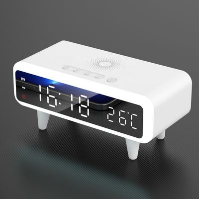 LED οθόνη Qi ασύρματο ξυπνητήρι, συμβατό Qi ενεργοποιημένο ασύρματο φορτιστή