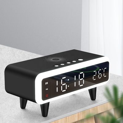 LED οθόνη Qi ασύρματο ξυπνητήρι, συμβατό Qi ενεργοποιημένο ασύρματο φορτιστή