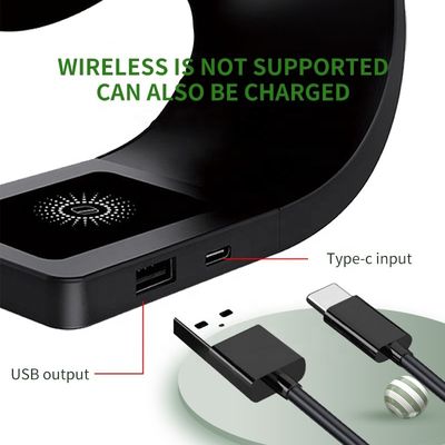 Ευφυής μαγνητικός 4 σε 1 γρήγορος φορτιστής 10W Πολυλειτουργία Για Android
