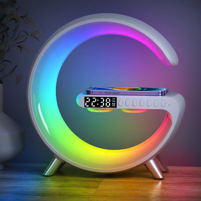 Πιστοποιημένο ROHS 4 σε 1 Bluetooth ομιλητής Qi φορτιστή 15W με φωτισμό τραπεζιού