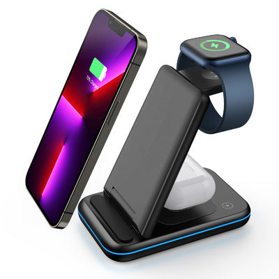 Ασύρματο σταθμό φόρτισης 15w για iPhone, κινητό τηλέφωνο Qi