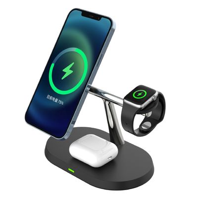 Oem Fast Qi Πολυλειτουργικό ασύρματο φορτιστή 3 σε 1 Χρήση ακουστικά