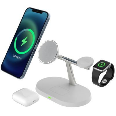 Oem Fast Qi Πολυλειτουργικό ασύρματο φορτιστή 3 σε 1 Χρήση ακουστικά