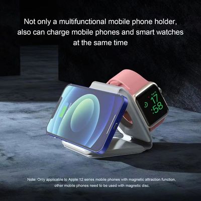 Μαγνητικό στέλεχος φόρτισης Samsung Qi, 3 σε 1 αναδιπλούμενη ασύρματη φορτιστή 15w