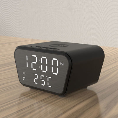 Ασύρματη φόρτιση ABS Alarm Clock, Qi ενεργοποιημένο Alarm Clock Σταθμός φόρτισης