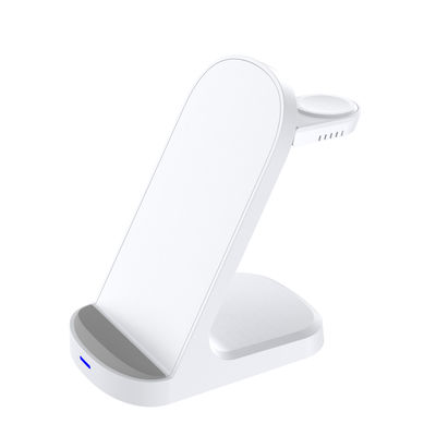 Samsung Fast 15w Qi ασύρματο φορτιστή Stand White CE πιστοποιημένο