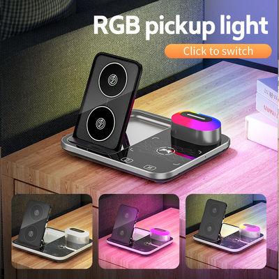 Αμυδρότητα Γρήγορη ασύρματη φόρτιση Qi Dock Stand 15W υψηλή απόδοση