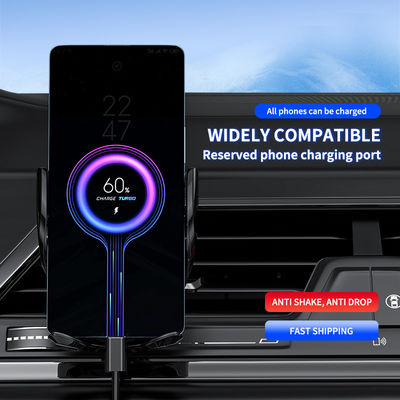 Αεροδιαρροή Samsung Qi ασύρματο φορτιστή αυτοκινήτου Mount 10W γρήγορη φόρτιση